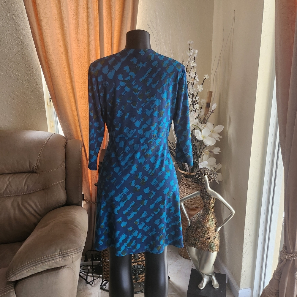 H by Halston wrap dress size M petite - Picture 4 of 5